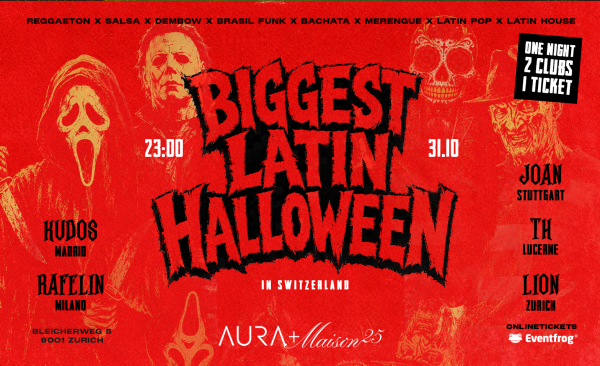 DIE GRÖSSTE LATEINISCHE HALLOWEEN-PARTY 2026