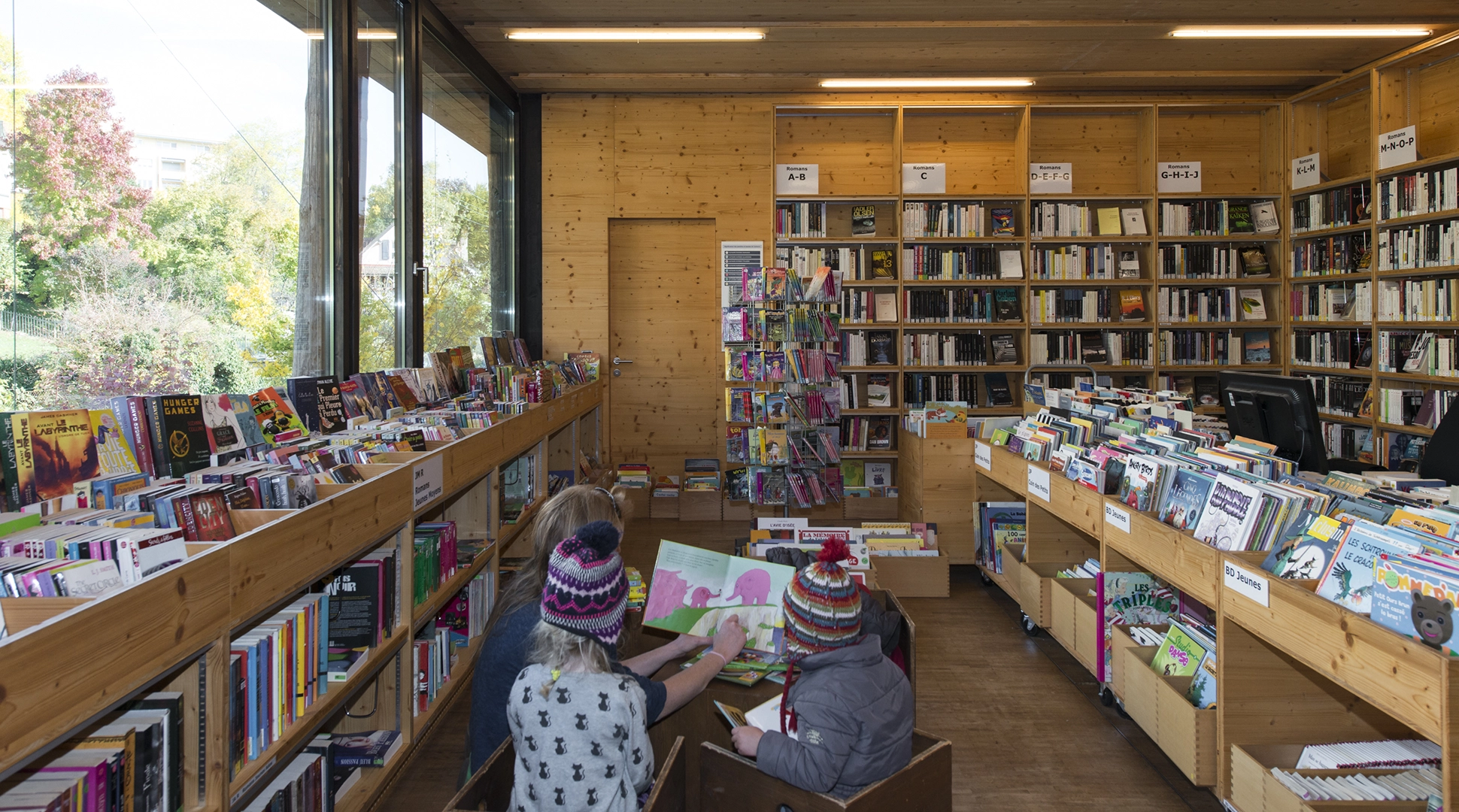 Pages en partage at the Chailly Library