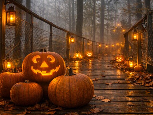 Halloween at the Baumwipfelpfad Neckertal