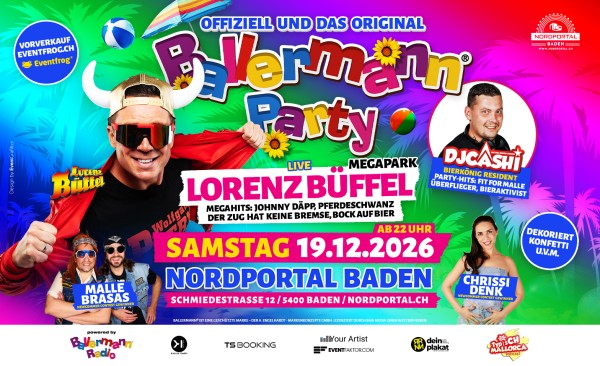 Ballermann Party - mit Lorenz Büffel