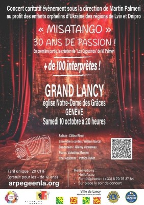 CHARITY CONCERT MISATANGO IN FAVOR OF UKRAINE ORPHANS