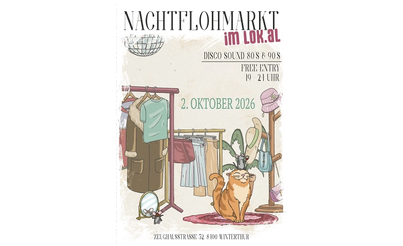 Nachtflohmarkt mit 80er und 90er Sound