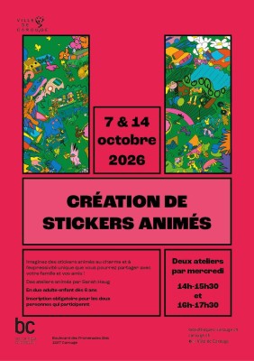 Creation of animated stickers