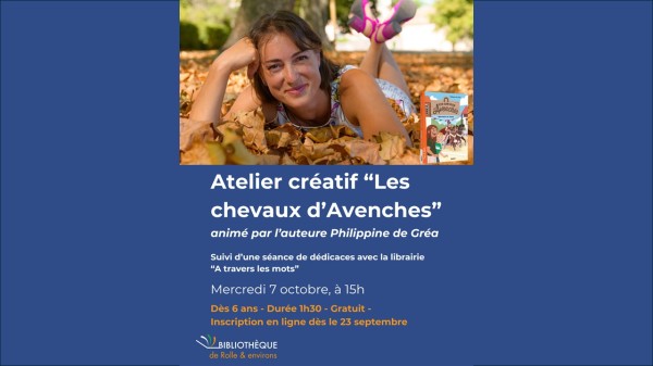 Bibliothèque de Rolle - Atelier créatif "Les chevaux d'Avenches"