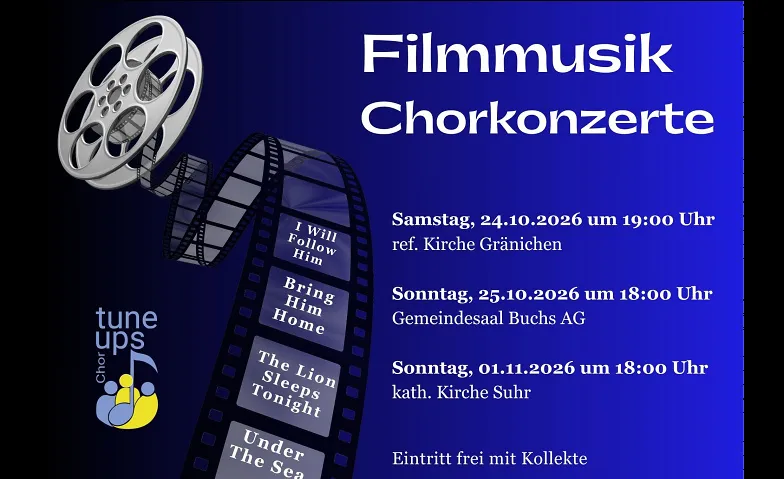 Tune Ups Chor Jahreskonzerte 2026