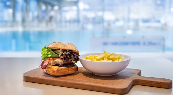 Burger Night at the Sports Restaurant