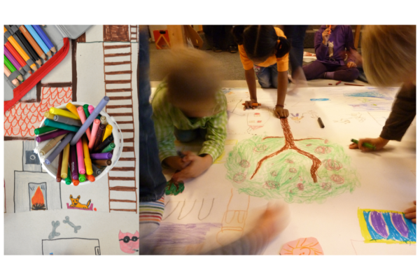 Kinderwimmelworkshop: Wie stellst du dir die Bibliothek der Zukunft vor?