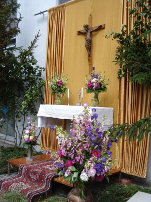Catholic Feast Mass and Procession for Corpus Christi