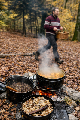 Expérience & Truffe : en forêt, cavage et repas truffé au feu de bois