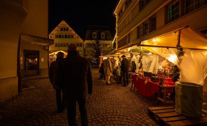 Christchindlimarkt im Dorfzentrum Herisau