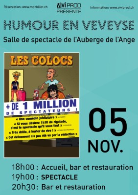Humour en Veveyse – Les colocs