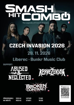 SMASH HIT COMBO (FR): RAPCORE INVASION 2026 - Liberec