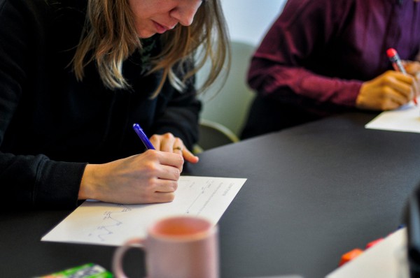 Writing in the Library