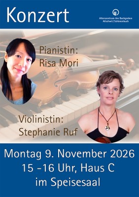 Classical Concert with Risa Mori and Stephanie Ruf
