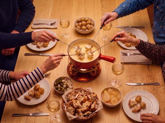 Soirée fondue sur le Stanserhorn