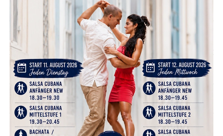 Salsa Kurse con Juan y Alessia im Kessel Haus Pearl Event