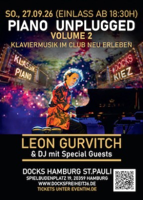 Leon Gurvitch - Piano Unplugged Vol. 2 - Klaviermusik im Club neu erleben