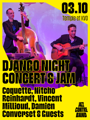 COQUETTE & NITCHO REINHARDT feat. VINCENT MILLIOUD & DAMIEN CONVERSET - jazz & swing ma...