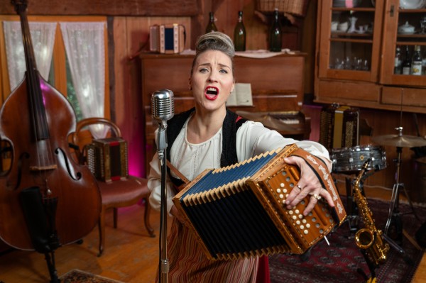 Yodel Concert at the Goetheanum with Miss Helvetia