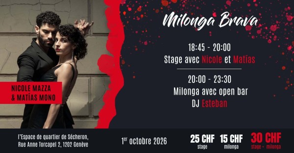 Milonga Brava with Nicole Mazza & Matías Mono