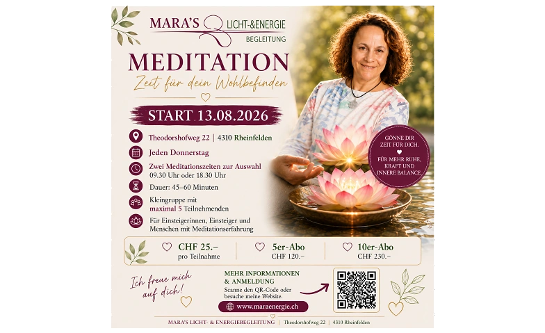Geführte Meditation in Rheinfelden