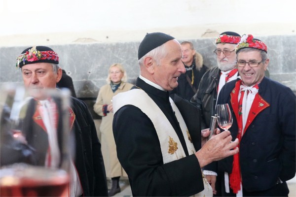 Wine Blessing in the Spanish Stable of Valtice Castle