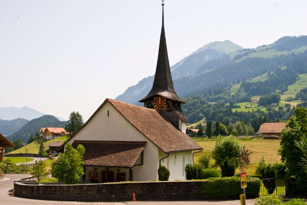 Evening Service at Diemtigen Church