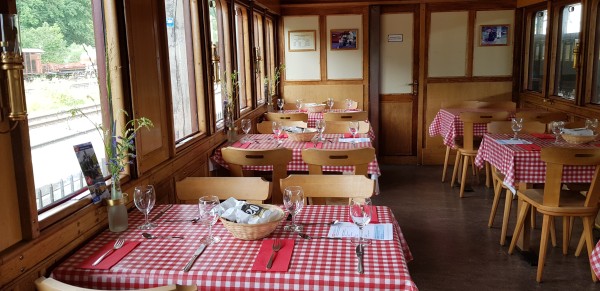 Fondue Enjoyment in the Historic Buffet Car