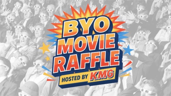 BYO-MOVIE-RAFFLE. La lotería de películas con KMG. Sáb, 14.11.26. Kellerkino Bern
