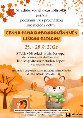 Cesta plná dobrodružství s liškou Eliškou