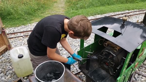 Experiencia de locomotora de vapor para niños Programa infantil