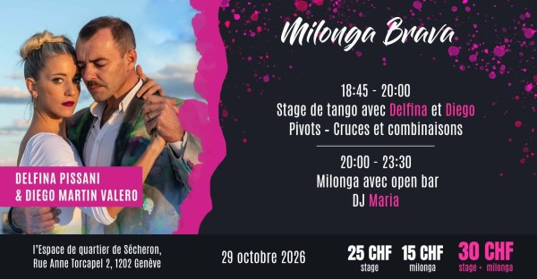 Milonga Brava mit Delfina Pissani & Diego Martín Valero