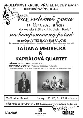 Taťjana Medvecká a Kaprálová Quartet