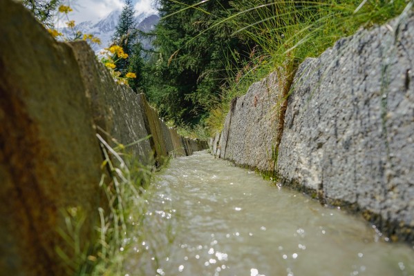 Water channel hike