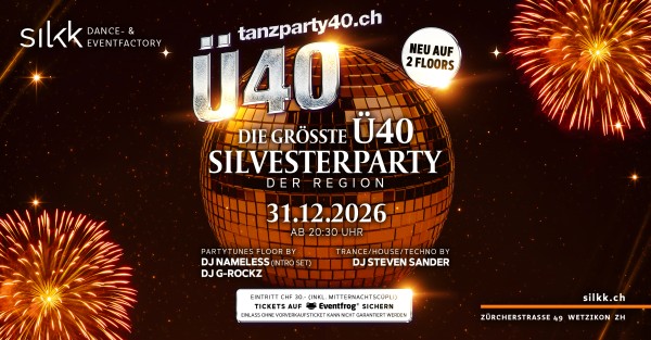 The Big 40+ New Year's Eve Party