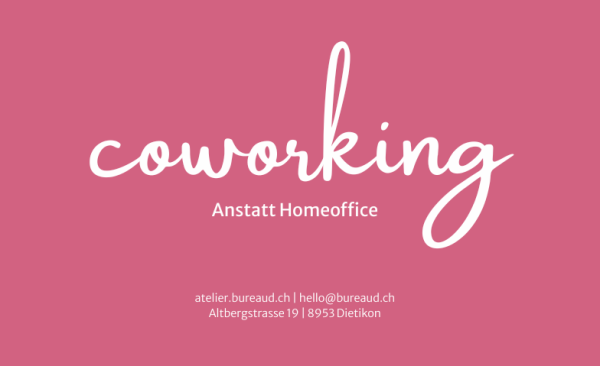 Día de Coworking Dietikon Limmattal - En lugar de Homeoffice