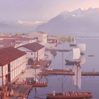 Lousonna au fil de l'eau, entre héritage antique et BD
