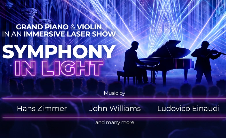 SYMPHONY IN LIGHT Grand Piano & Violin in a Laser Show