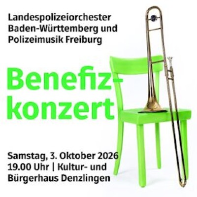 Benefit Concert with the Landespolizeiorchester Baden-Württemberg - in support of the Day Clinics for Child Psychiatry Freiburg