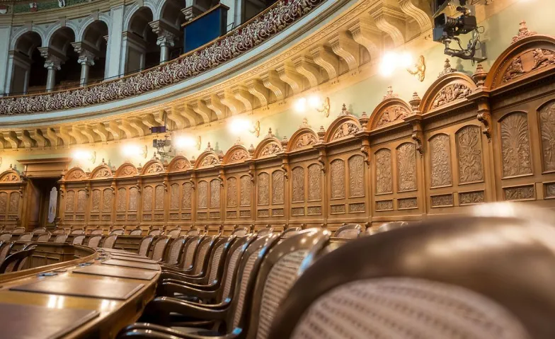 Vive la sesión del Parlamento en el Bundeshaus