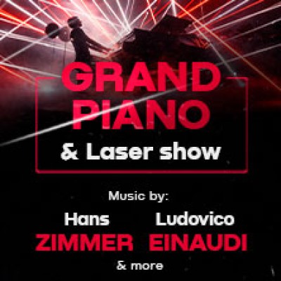 Grand Piano & Laser Show. Music by Zimmer and Einaudi