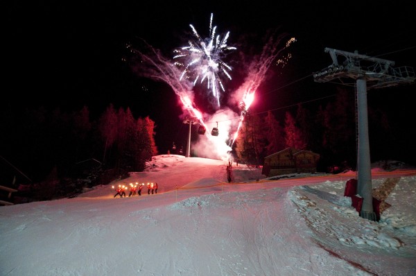 New Year's & Torchlight Descent in Veysonnaz