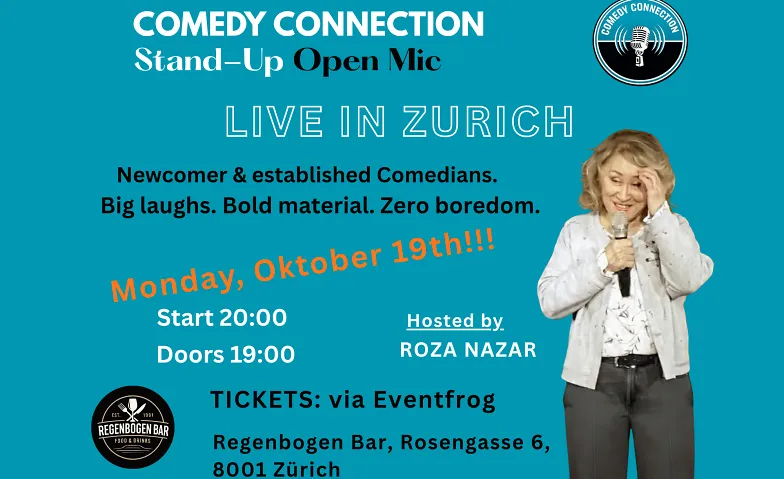 COMEDY CONNECTION – Stand-up Comedy Open Mic Zurich