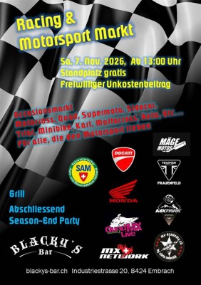 Motorsport Event & Season-End Party in Embrach