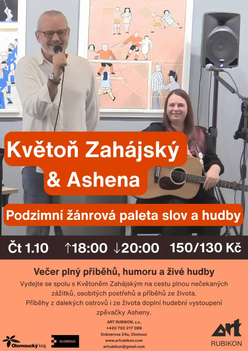 Květoň Zahájský & Ashena - Podzimní žánrová paleta slov a hudby