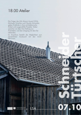 Architekturvortrag | Schneider Türtscher