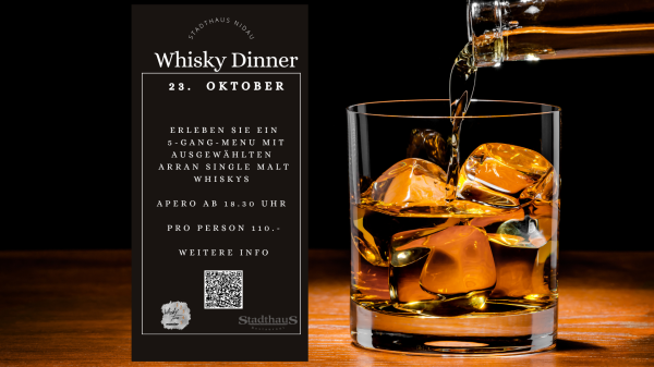 Whisky Dinner / Restaurant Stadthaus
