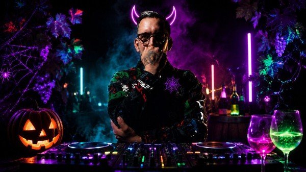 HALLOMANIA - DJ Fluo Party Abend im Domaine des Bossons in Satigny