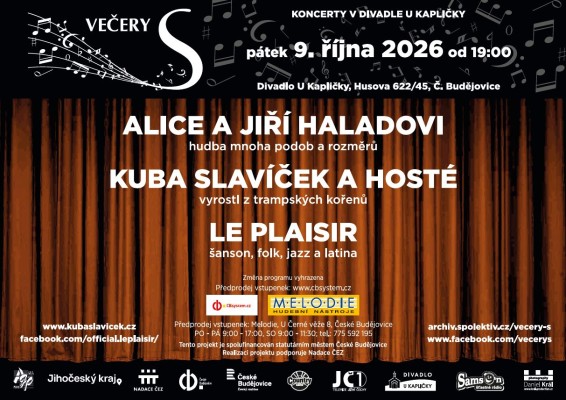 Alice and Jiří Halada, Kuba Slavíček and Guests, Le Plaisir
