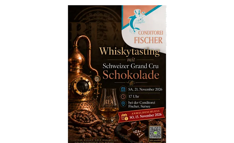 Exklusives Whiskytasting mit Schweizer Grand Cru Schokolade